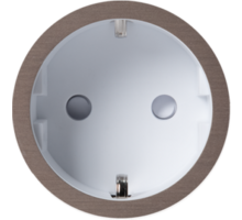 Rond 2.0 Socket F - t.less - dark bronze - white cup