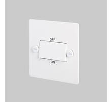 Triple Pole Fan Switch - White - White Interior