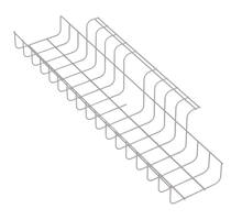 Kabelkorf TRAD 490mm, zilver wordt onder het blad geschroefd