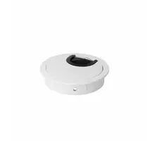 Kabeldoorvoer 60mm aluminium wit geanodiseerd, diepte 22mm