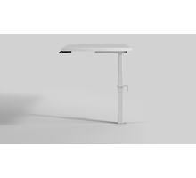 Eenkolomstafel Wall Solo. Kleur: Wit RAL9016