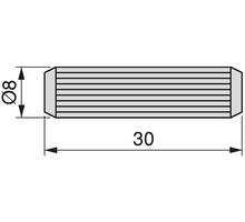 Houten duvels 8x30mm beukenhout