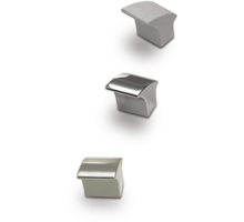 Knop METAL 880 geborsteld nikkel 30x22mm