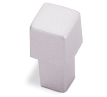 Knop SQAURE geborsteld nikkel 12x12mm