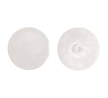 Afdekkap SW4x18mm voor excenters, wit RAL9010