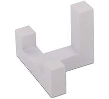 Jashaak twee haaks wit gelakt dubbel 40 x 52mm diepte 40mm