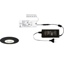 2x Pixel 24V mat zwart + MC-Easy basisontvanger + Driver 24W