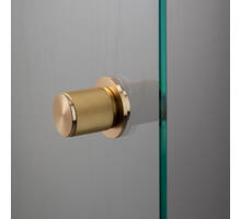 Fixed Door Knob/Single-Sided/Linear/Brass