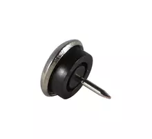 Elastaglijder 23mm hoogte 10mm, vernikkelde onderkant