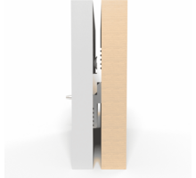 Paneelprofiel aluminium MF375 lengte 2500mm, diepte 6.35mm