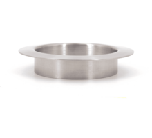 Afvaldoorlaat rond RVS mat, boormaat 82mm, buitenmaat 112mm