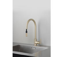 Type A Kitchen Tap/Linear/Mixer w/ Pull Out Spray/Brass