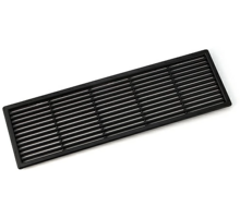 Luchtrooster mat zwart totale breedte 310mm, hoogte 95mm