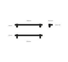 Pull Bar/Medium 300Mm/11.8 Inches/Cast/Brass