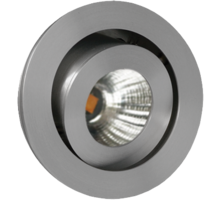 Losse spot Ancona inbouwspot kantelbaar Aluminium 2700K