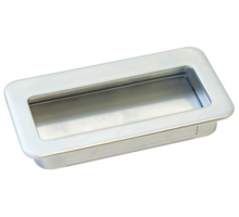 Komgreep buitenmaat 110x56mm mat chroom