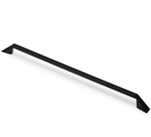 Greep RIGHT mat zwart 232x8x28mm, hartmaat 192mm