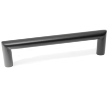 Greep NORMA 12x140mm RVS zwart gelakt hartmaat 128mm