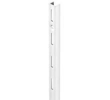 Wandrail enkel / 1495mm / wit gelakt / VE10