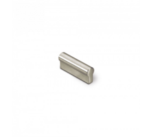 Greep METAL 729 geb. nikkel 48x12mm, hartmaat 32mm