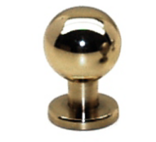Knop diameter 18mm verkoperd, hoogte 27mm