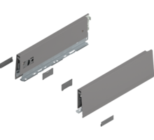 Merivobox zijkant M-hoogte, R+L, 300mm kleur: indium grijs