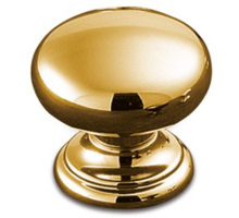 Knop METAL 847 verguld 25mm