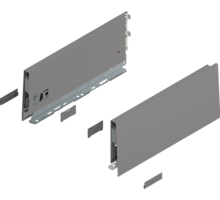 Merivobox zijkant K-hoogte, R+L, 300mm kleur: indium grijs
