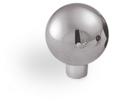 Knop METAL 832 glans chroom 24mm