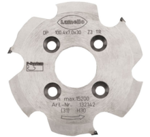 P-system groeffrees CNC ø100,4x7x30mm, z6,volkern