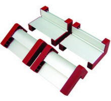 Geprofileerde alu-spanhoeken - 12 cm - 4 stuks