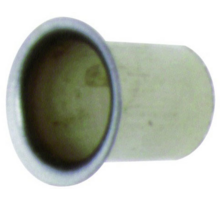 Huls vernikkeld voor plankdrager met 7mm stift