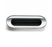 Komgreep glans chroom 110x40mm hartmaat 96mm