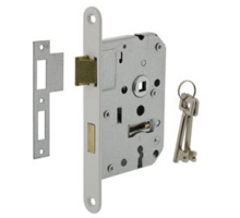 Woningbouw klavier dag- en nachtslot wit 55 mm