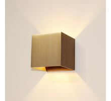 Wandlamp Madrid up/down mat GOUD