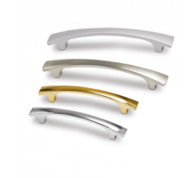 Greep METAL 714 geborsteld nikkel 53x19mmmm, hoh 32mm