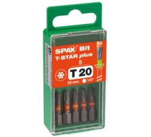SPAX Bit T-star plus T20 25mm S 5 St.