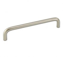 Greep 8x64mm recht mat nikkel, totale lengte 72mm