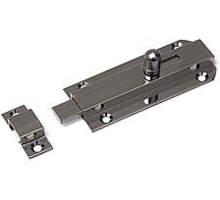 Profielschuif / vlak model / 35x080mm / messing gepolijst