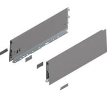 Merivobox zijkant K-hoogte, R+L, 400mm kleur: indium grijs