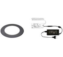 1x Atom mat zwart 24V + ZigBee ontvanger + Driver 24W