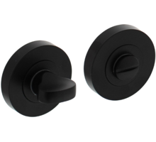 Rozet met toilet-/badkamersluiting 52x10mm zwart