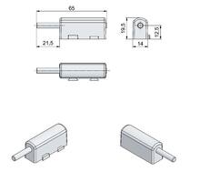 Push to open voor RFID slot CAPTURA, VE=1 st