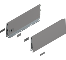 Merivobox zijkant K-hoogte, R+L, 350mm kleur: indium grijs