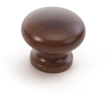 Knop WOOD 906 beuken met walnoot lak 30mm