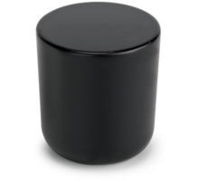 Knop MINI 816 mat zwart 25mm, hoogte 28mm