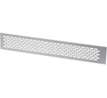 Luchtrooster 480x80mm aluminium, 146m2 luchtdoorlaat