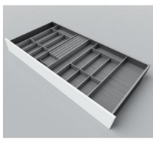 Bestekindeling houtdecor voor LEGRABOX C1000-1200, D 60cm, s
