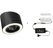 1 x Unika mat zwart WCD 24V + MC-Easy + Driver 36W