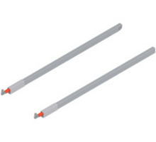 Antaro relingset, grijs, voor ladediepte 650mm